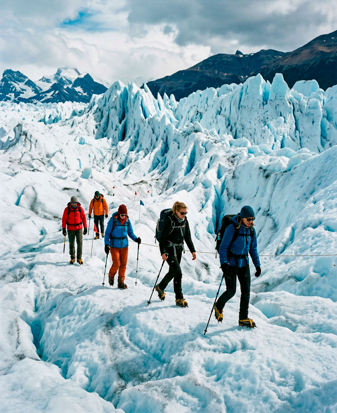 Minitrekking sobre el glaciar