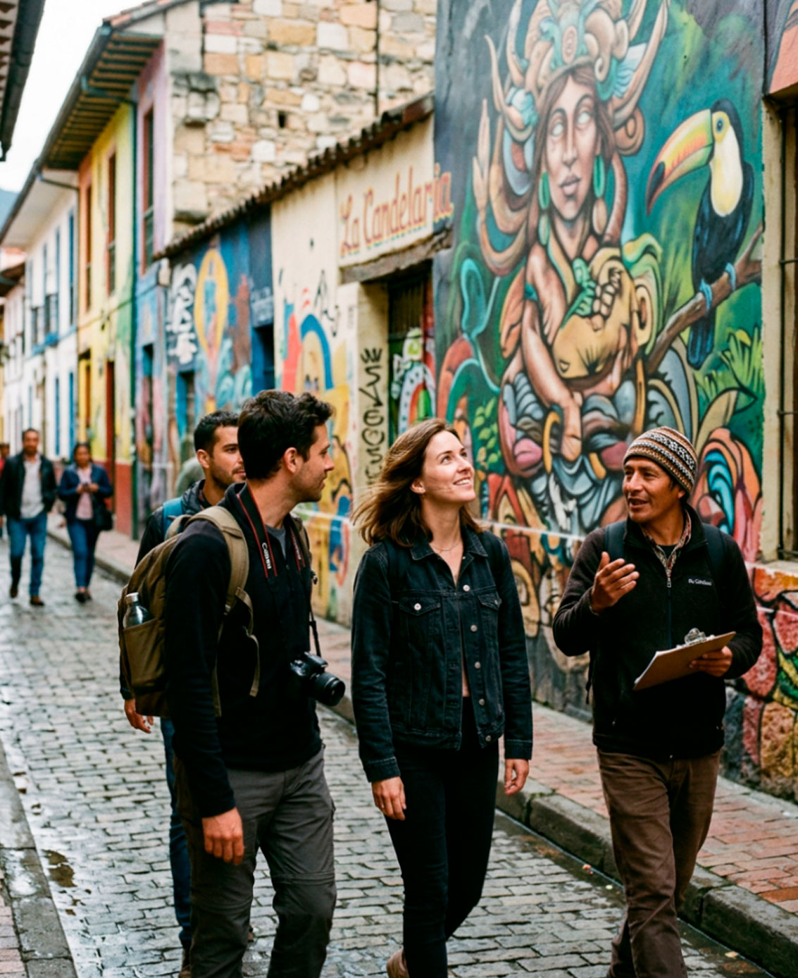 Tour de arte urbano en La Candelaria