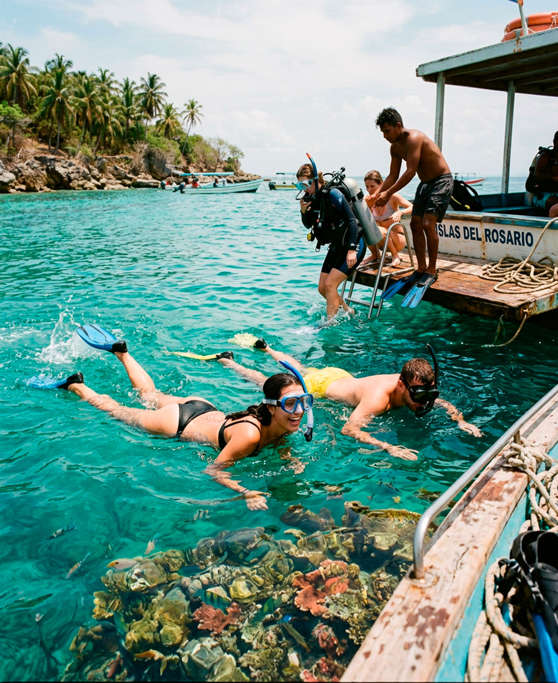 Buceo y esnórquel en Islas del Rosario